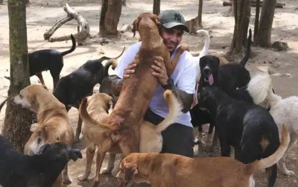Man Offers Shelter to 300 Dogs During a Hurricane