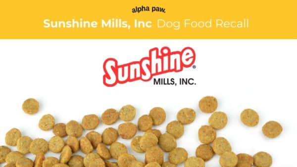 Sunshine Mills Dog Food Recall: Multiple brands and Products