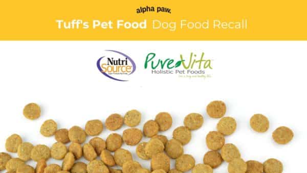 Tuffy’s Pet Food Recall Alert: NutriSource Pure Vita Dog Food Potentially Contaminated