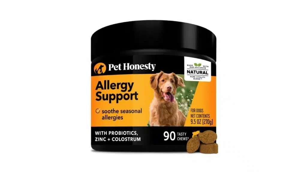 Pet honesty dog allergy relief immunity - probiotics for dogs