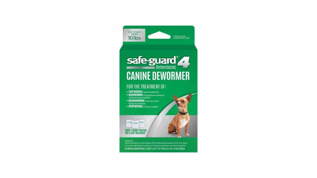 8in1 Safe-Guard Canine Dewormer for Small Dogs, 3 Day Treatment