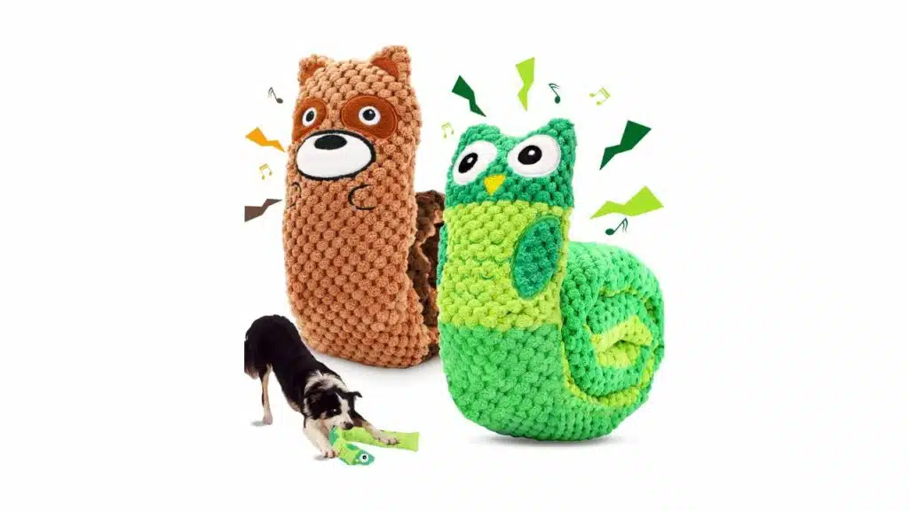 Azen 2 pack interactive dog toys