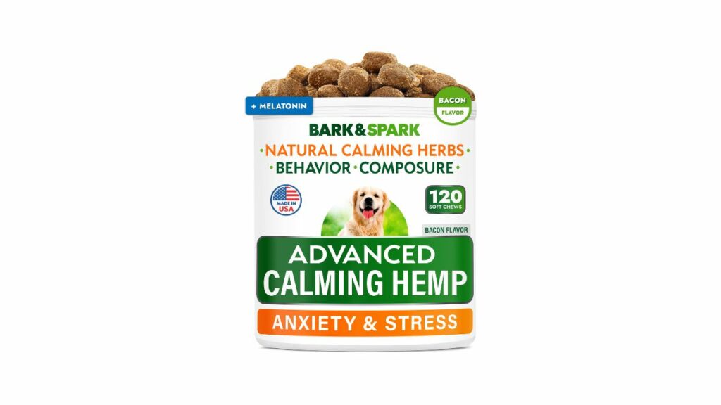 BARK&SPARK Advanced Calming Hemp Treats for Dogs