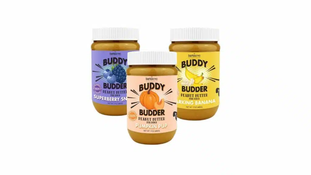 Buddy budder bark bistro company peanut butter for dogs