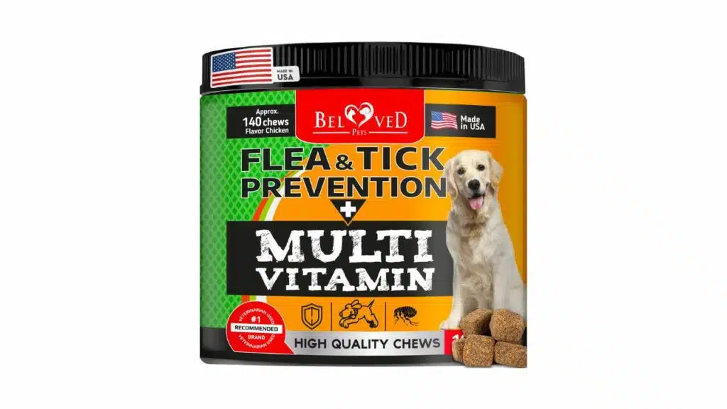 Beloved pets flea and tick prevention chewable pills for dogs