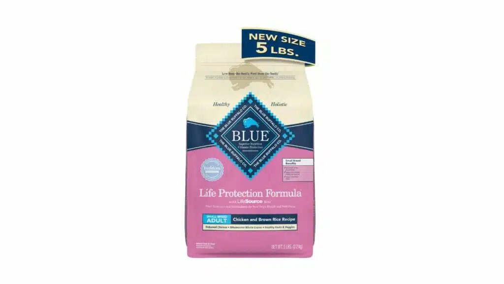 Blue buffalo life protection formula natural adult small breed dry dog food, chicken and brown rice