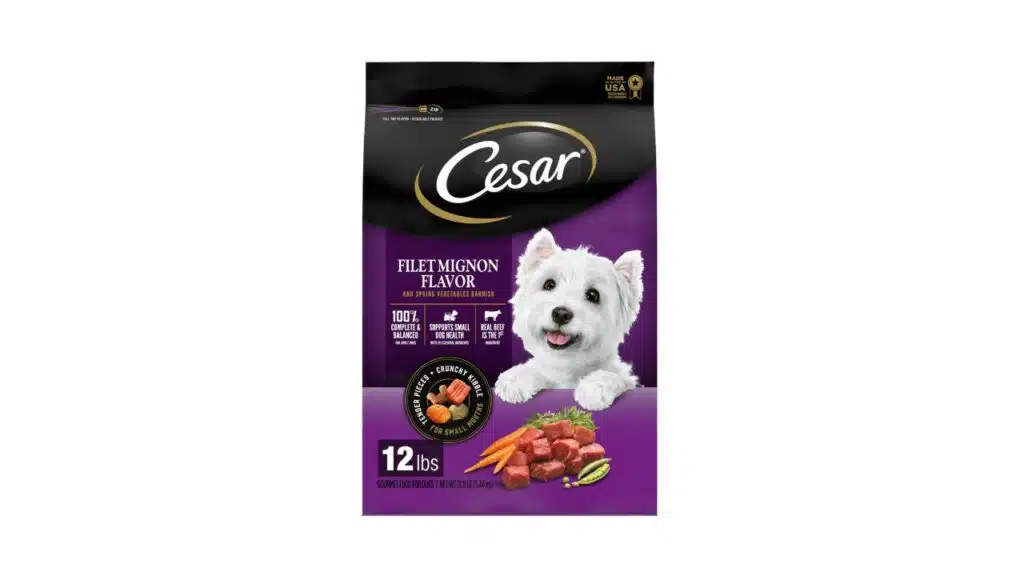Cesar small breed adult dry dog food