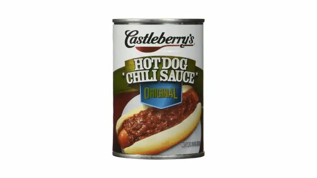 Castleberry's hot dog chili sauce original, 10 oz