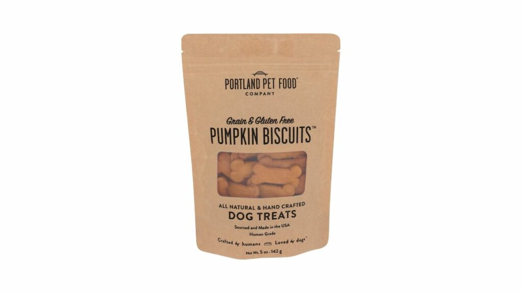 Crafted by Humans Loved by Dogs Portland Pet Food Company Grain-Free & Gluten-Free Biscuit Dog Treats