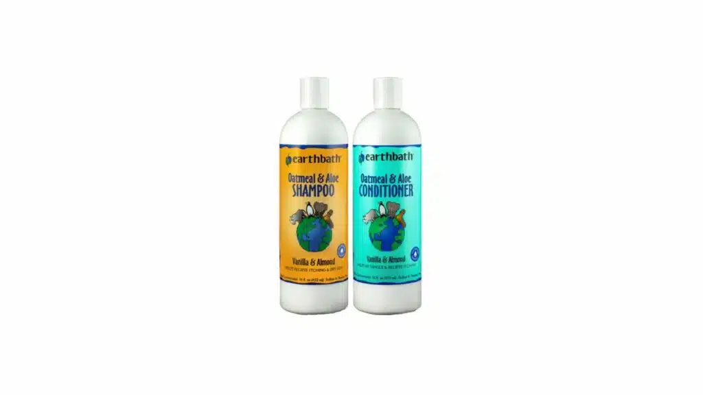Earthbath oatmeal & aloe shampoo & conditioner pet grooming set