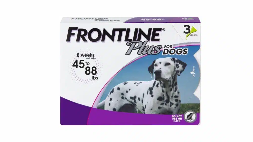 Frontline plus flea and tick treatment