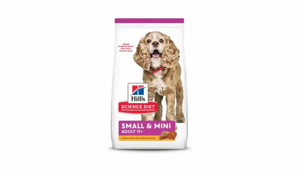 Hill's science diet small paws adult 11+ dry dog food