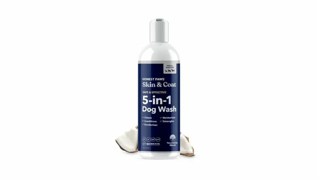 Honest paws skin and coat 5-in-1 dog wash