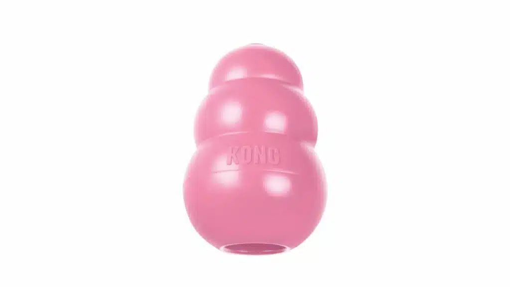 Kong puppy toy natural teething rubber