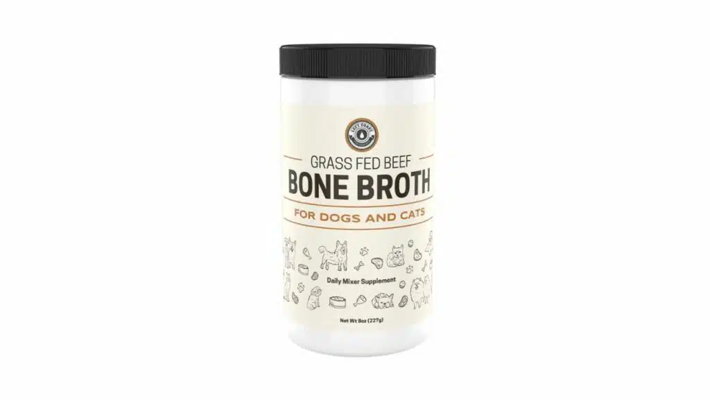 Left coast performance beef bone broth powder for dogs and cats