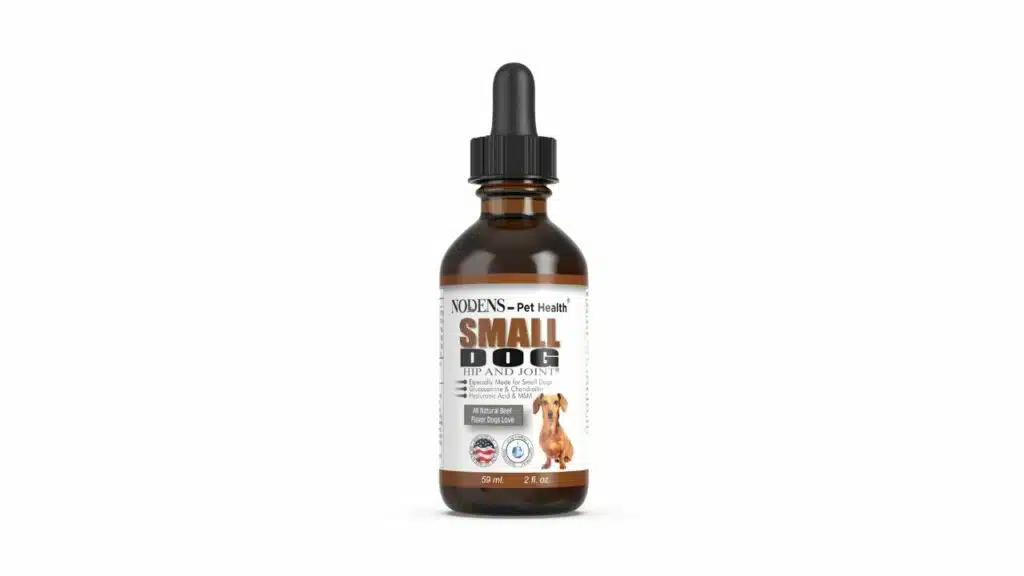 Nodens small dog hip and joint liquid glucosamine for dogs