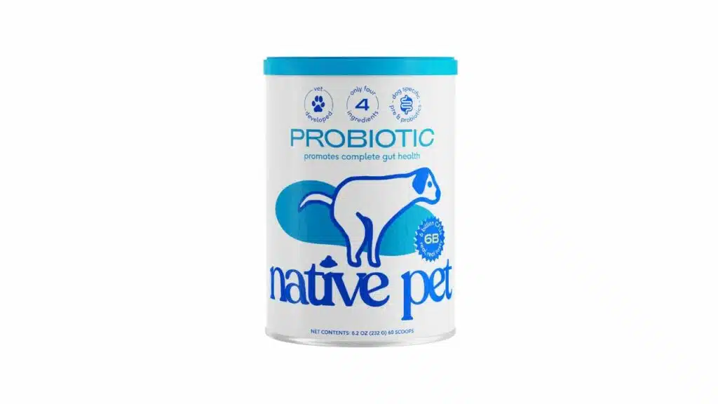 Native pet vet created probiotic powder for dogs digestive issues