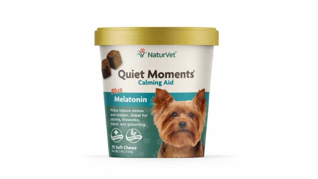 NaturVet Quiet Moments Calming Aid Dog Supplement