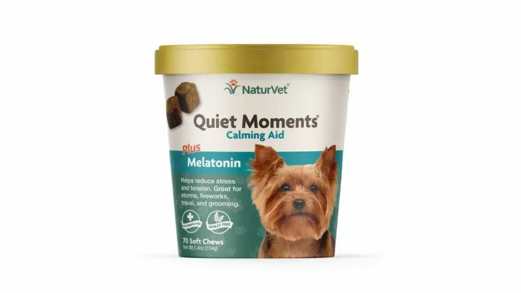 Naturvet quiet moments calming aid dog supplement