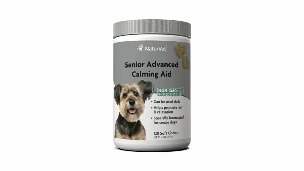 Naturvet senior advanced calming aid dog supplement