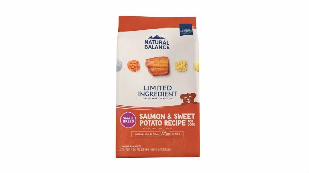 Natural balance limited ingredient small breed adult grain-free dry dog food, salmon & sweet potato recipe, 4 pound (pack of 1) salmon & sweet potato (new formula) 4 pound (pack of 1) dog food