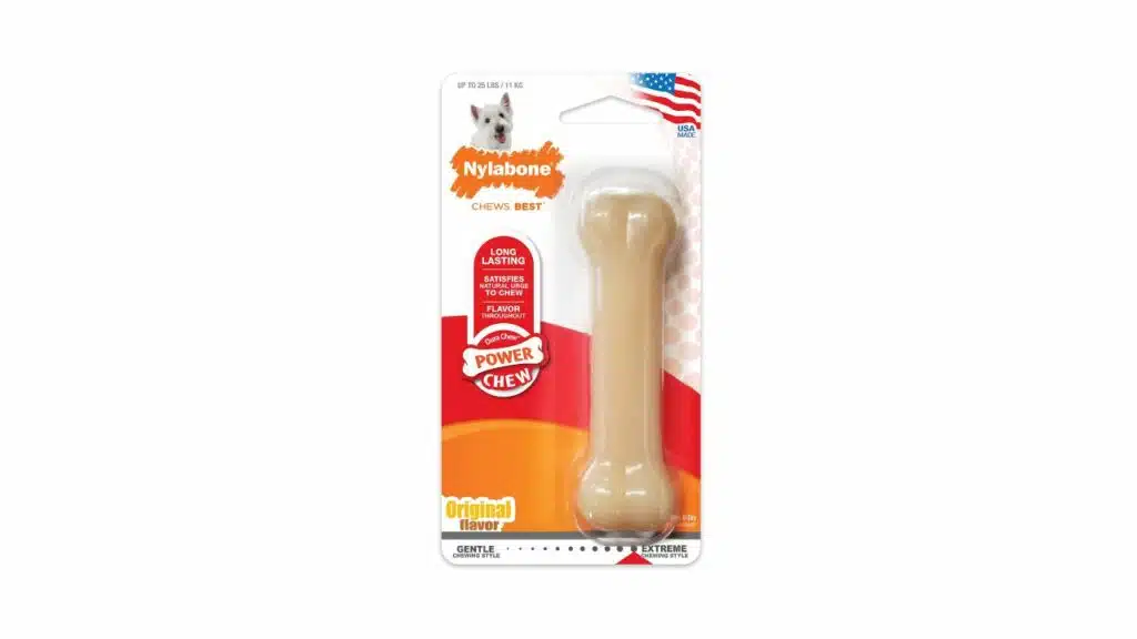 Nylabone power chew flavored durable chew toy for dogs original small/regular (1 count)