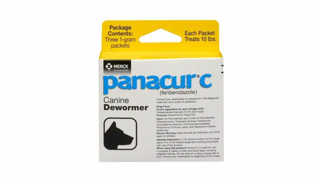 Panacur c canine dewormer