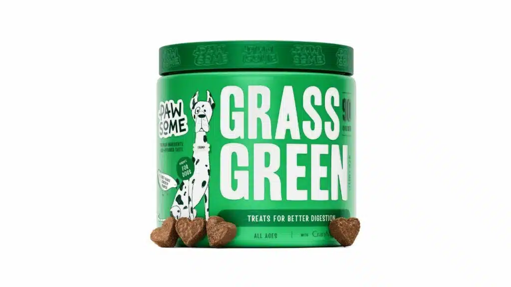 Pawsome supplements grass green dog chews