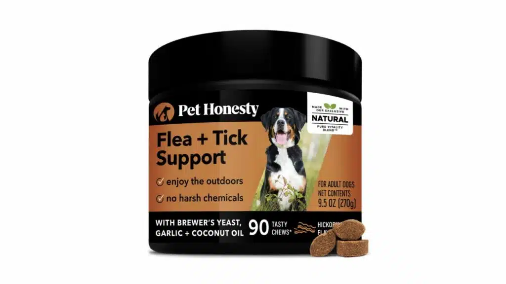 Pet honesty flea & tick support supplement