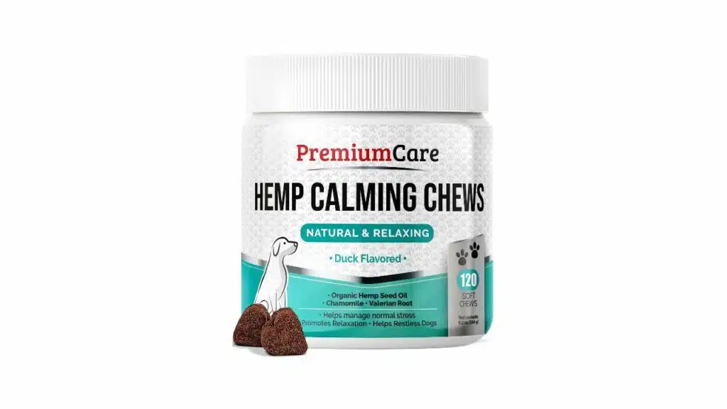 Premium care calming chews for dogs