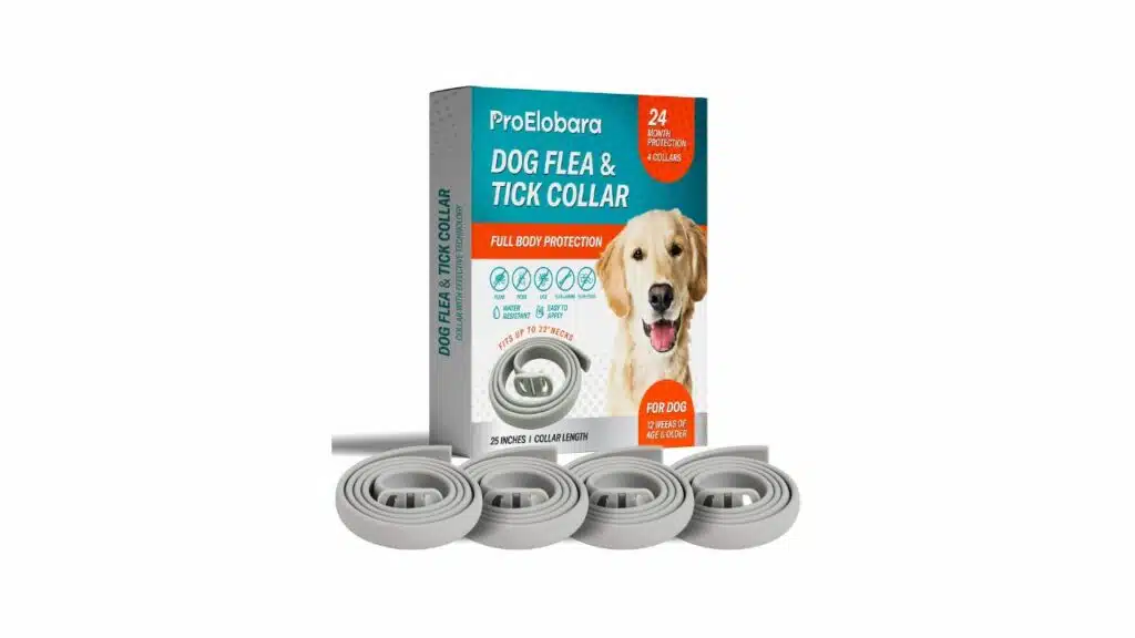 Proelobara flea and tick collar for dogs