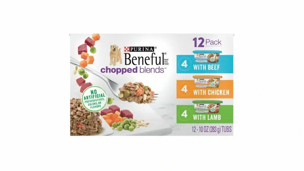 Purina beneful high protein, gravy wet dog food variety pack, chopped blends