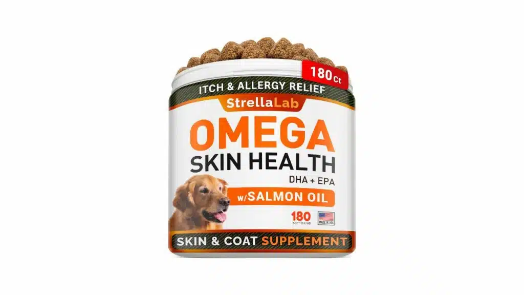 Strellalab fish oil omega 3 treats for dogs