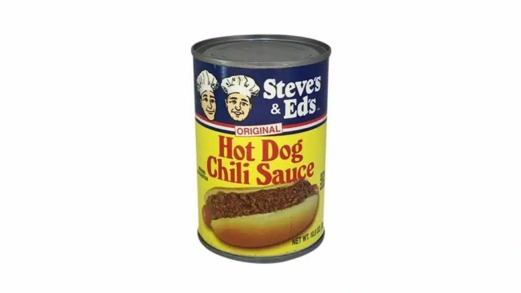 Steve's & ed's hot dog chili sauce