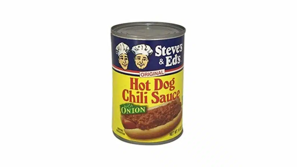 Steve's & ed's hot dog chili sauce w/ onions 10 oz. (4-pack)