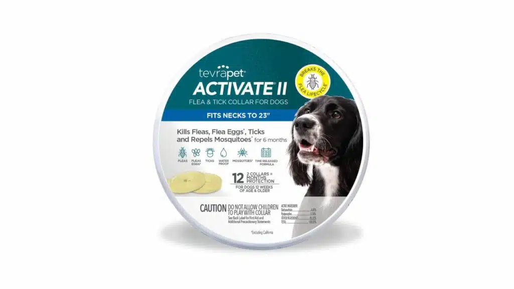 Tevrapet activate ii flea and tick collar for dogs