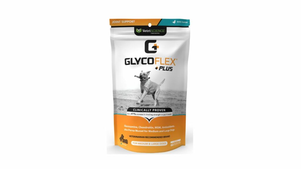 VETRISCIENCE GlycoFlex Plus Hip and Joint Supplement for Dogs