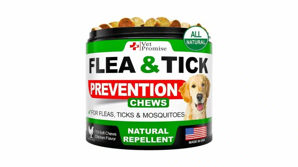 Vet promise flea and tick prevention for dogs chewables
