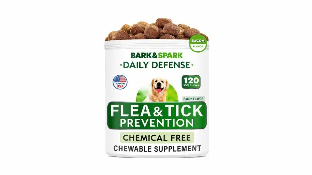 Bark&spark flea and tick prevention chews for dogs