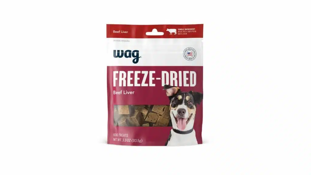Wag freeze-dried raw single ingredient dog