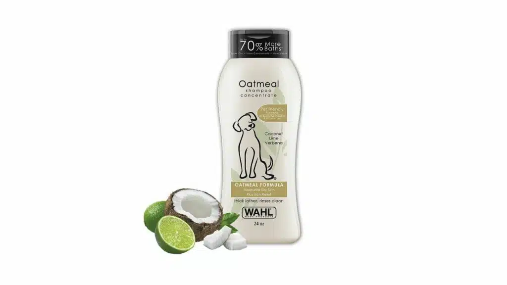 Wahl oatmeal formula pet shampoo
