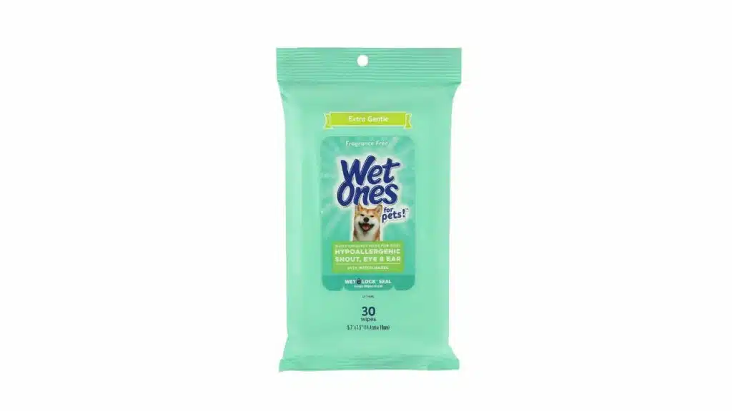 Wet ones for pets hypoallergenic snout, eye, & ear wipes for dogs