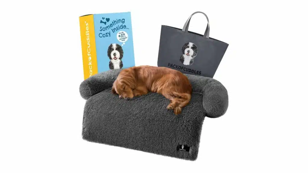 Xxl calming dog bed for couch